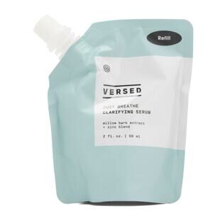 Versed 2 oz just breathe clarifying serum refill container NWT